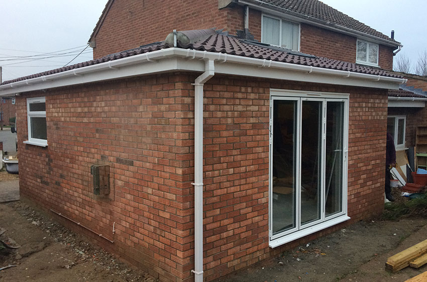 roofing extension for flat and pitched roofs