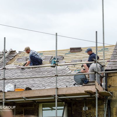 ELC Roofing Team Repairing a Slate and Tile Roof